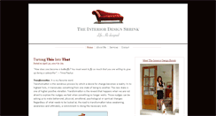Desktop Screenshot of interiordesignshrink.com